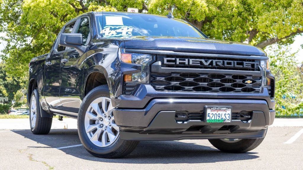Used 2022 Chevrolet Silverado 1500 Custom 4D Crew Cab
