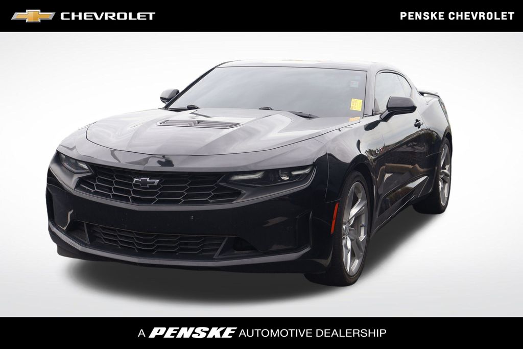 Black 2022 Chevrolet Camaro LT1 Coupe RWD Coupe Rear-Wheel Drive Automatic