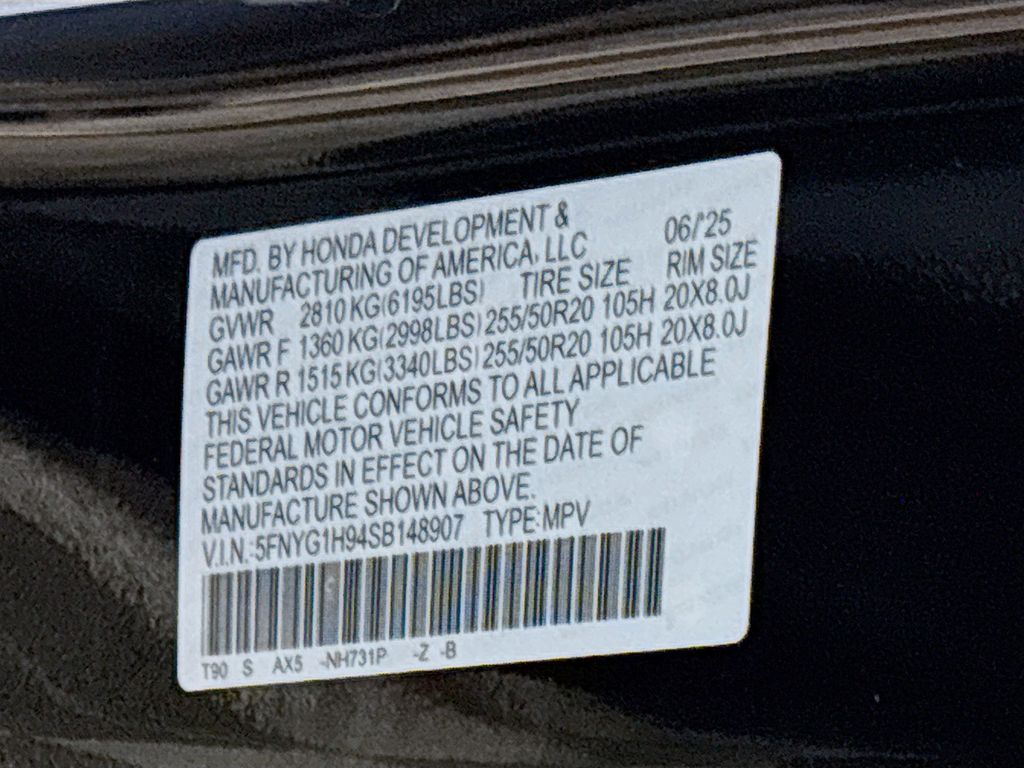 2025 Honda Pilot Black Edition