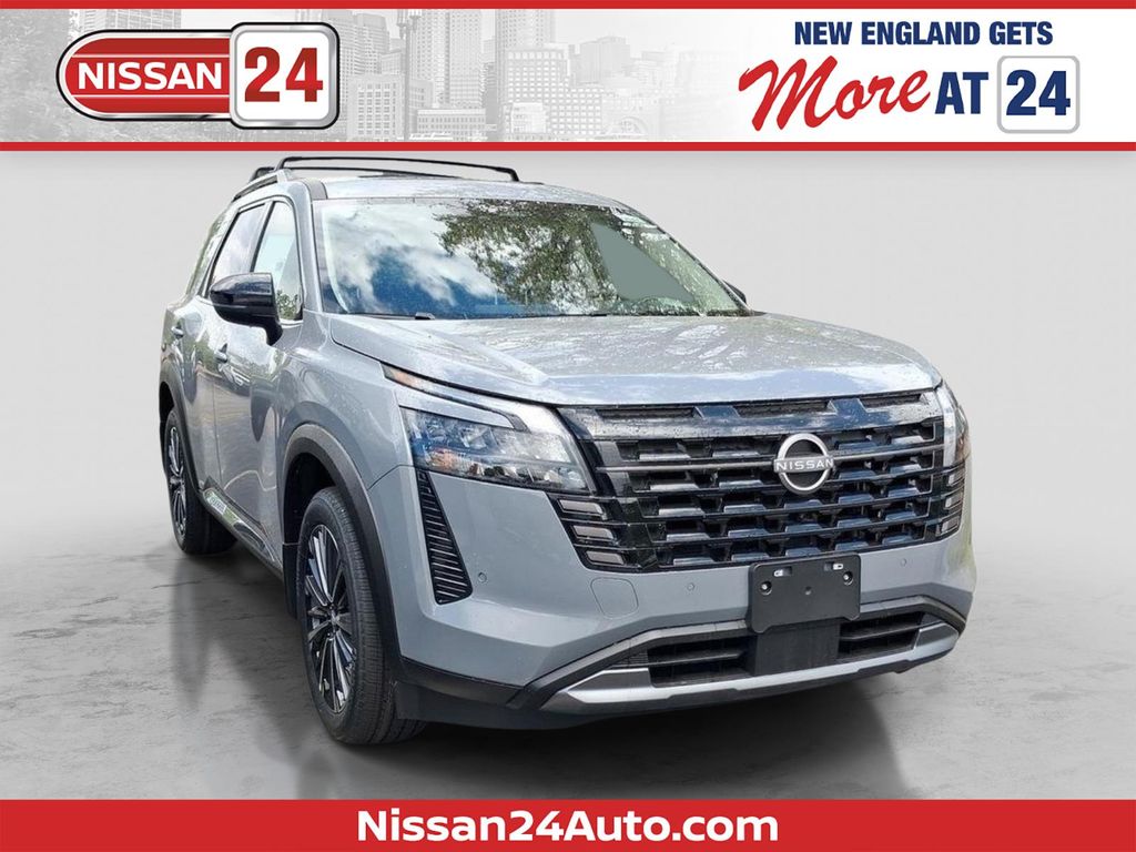 Boulder Gray 2026 Nissan Pathfinder SUV / Crossover All-Wheel Drive 9-Speed Automatic