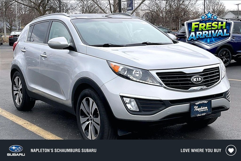 Bright Silver 2012 Kia Sportage EX SUV / Crossover Front-Wheel Drive 6-Speed Automatic