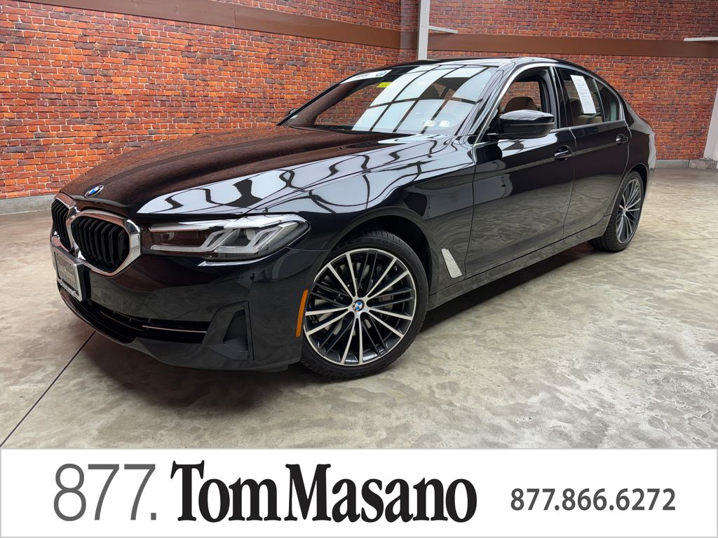 Black Sapphire Metallic 2023 BMW 5 Series Sedan All-Wheel Drive 8-Speed Automatic