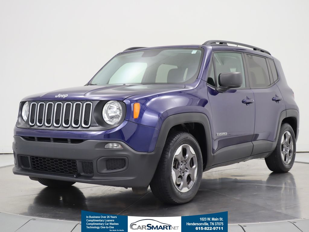 Jetset Blue 2016 Jeep Renegade Sport SUV / Crossover Front-Wheel Drive 9-Speed Automatic