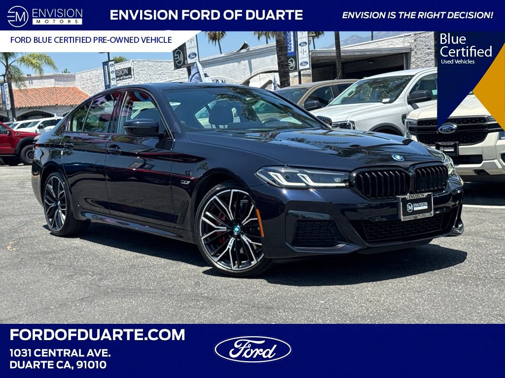 Carbon Black Metallic 2023 BMW 5 Series Sedan Rear-Wheel Drive 8-Speed Automatic