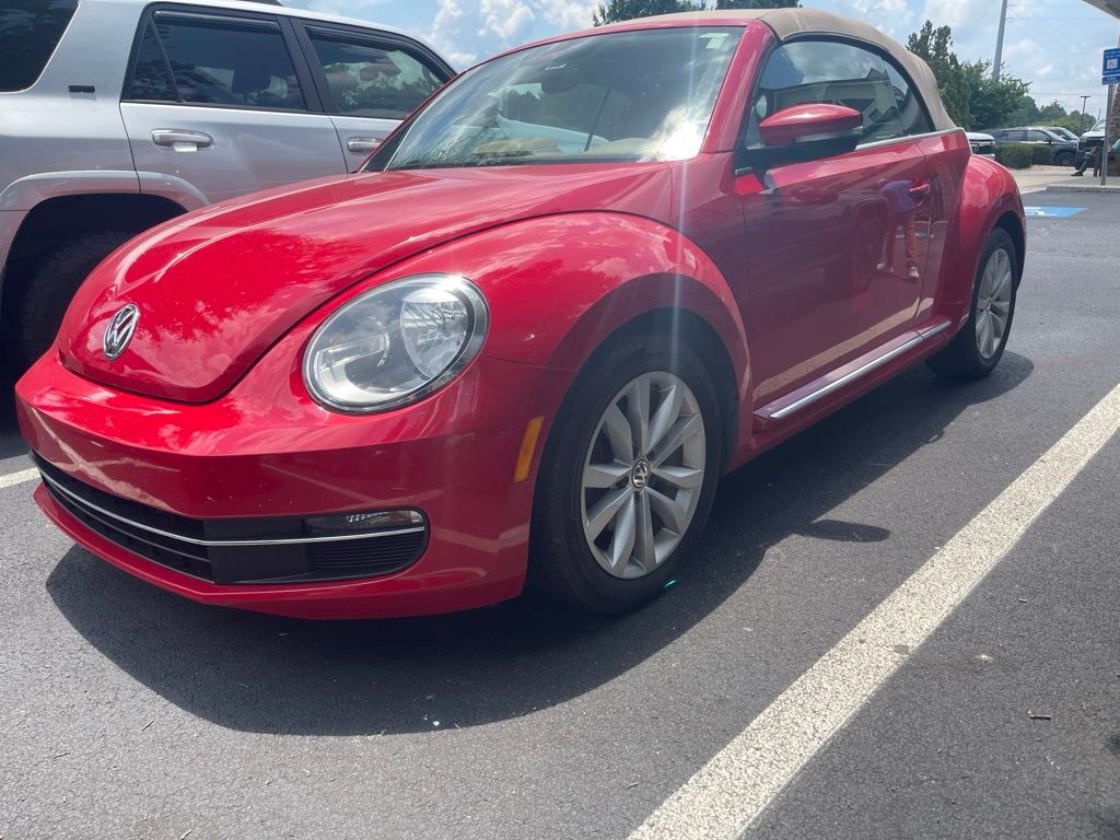 Tornado Red 2014 Volkswagen Beetle Convertible Front-Wheel Drive 6-Speed Dual Clutch