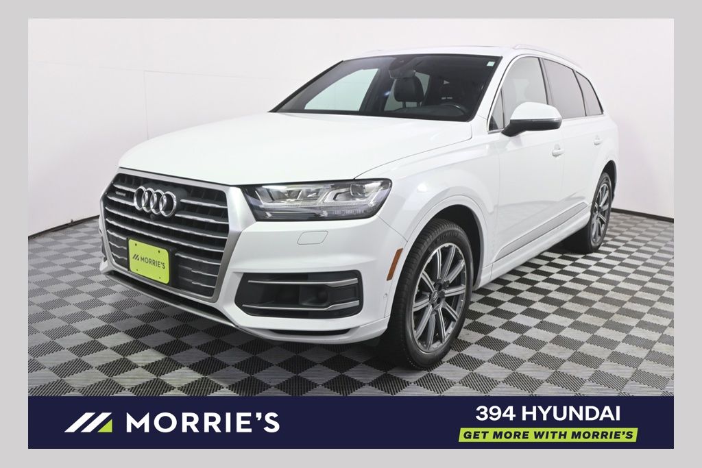 Glacier White 2019 Audi Q7 SUV / Crossover All-Wheel Drive 8-Speed Automatic