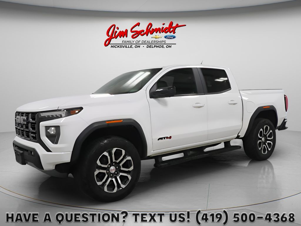 Summit White 2024 GMC Canyon Pickup Truck Four-Wheel Drive 8-Speed Automatic