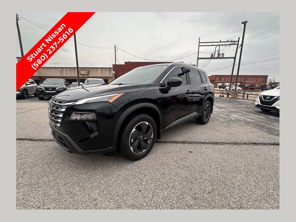 Super Black 2025 Nissan Rogue SUV / Crossover Front-Wheel Drive Continuously Variable Transmission