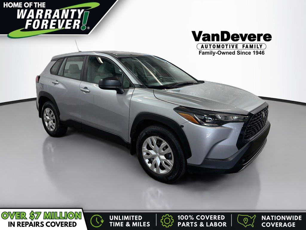 Silver 2024 Toyota Corolla Cross SUV / Crossover All-Wheel Drive Continuously Variable Transmission