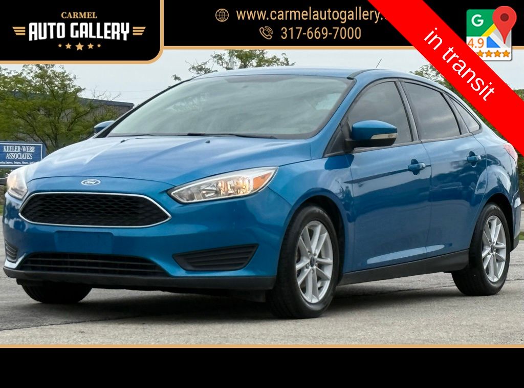 Blue Candy 2017 Ford Focus SE Sedan Front-Wheel Drive 6-Speed Automatic