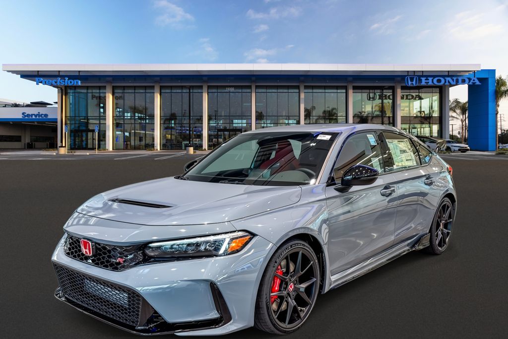 Sonic Gray Pearl 2026 Honda Civic Type R Hatchback Front-Wheel Drive 6-Speed Manual