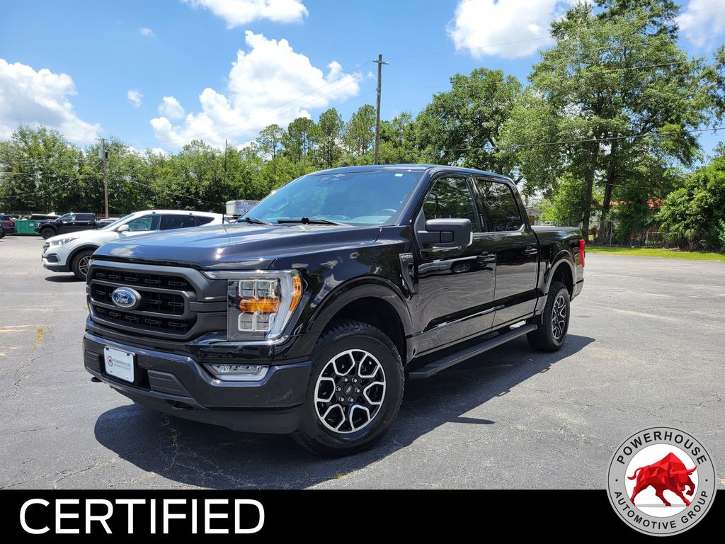 Black Metallic 2023 Ford F-150 Pickup Truck Four-Wheel Drive 10-Speed Automatic