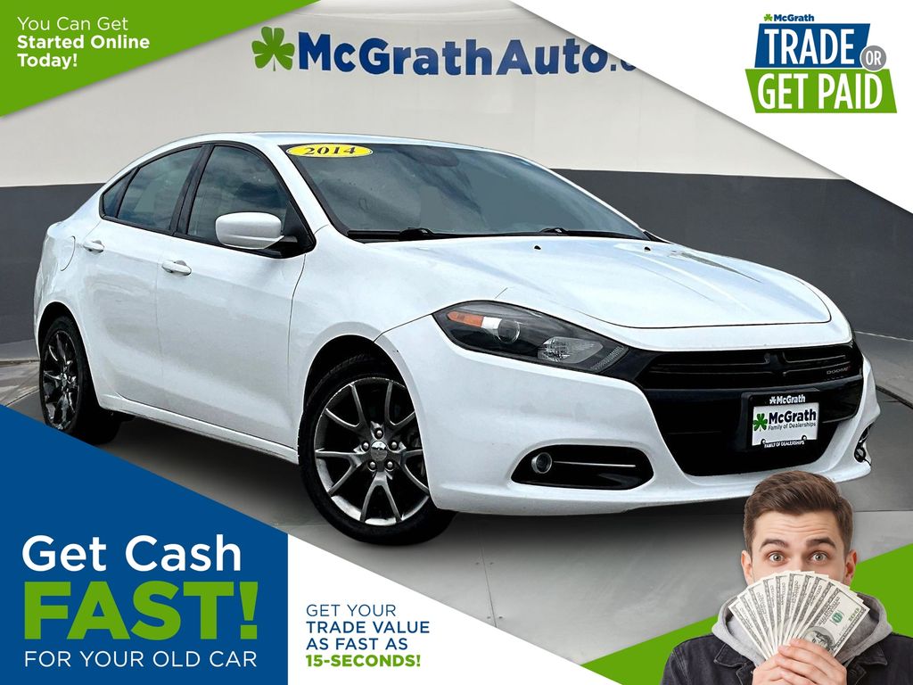 Bright White Clearcoat 2014 Dodge Dart SXT FWD Sedan Front-Wheel Drive 6-Speed Automatic