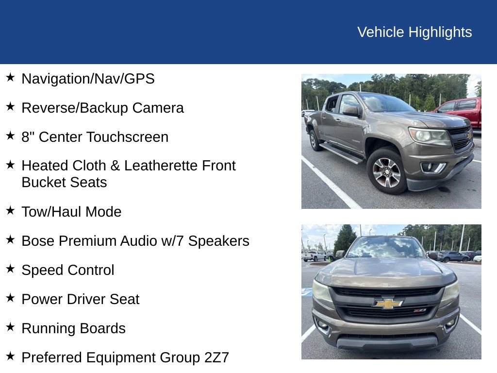 2015 Chevrolet Colorado Z71