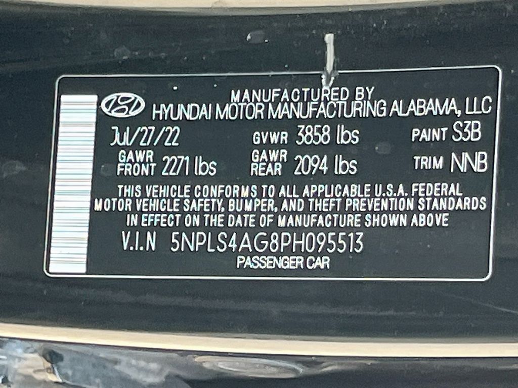 2023 Hyundai Elantra SEL Black at Monument Chevrolet