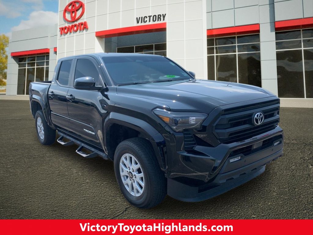 Black 2024 Toyota Tacoma Pickup Truck Four-Wheel Drive 8-Speed Automatic