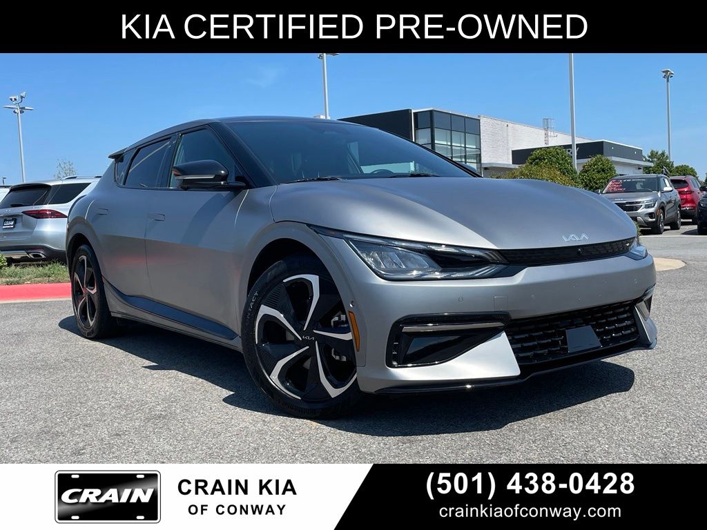 Steel Matte Gray 2024 Kia EV6 SUV / Crossover All-Wheel Drive 1-Speed Automatic