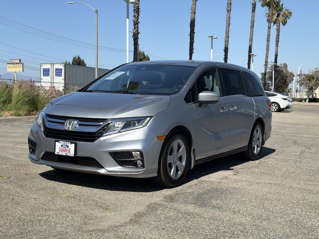 Silver 2020 Honda Odyssey EX FWD Minivan Front-Wheel Drive Automatic