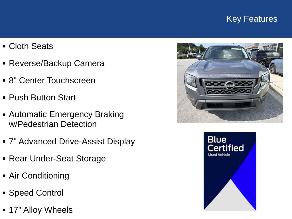 2022 Nissan Frontier Crew Cab SV 4x2