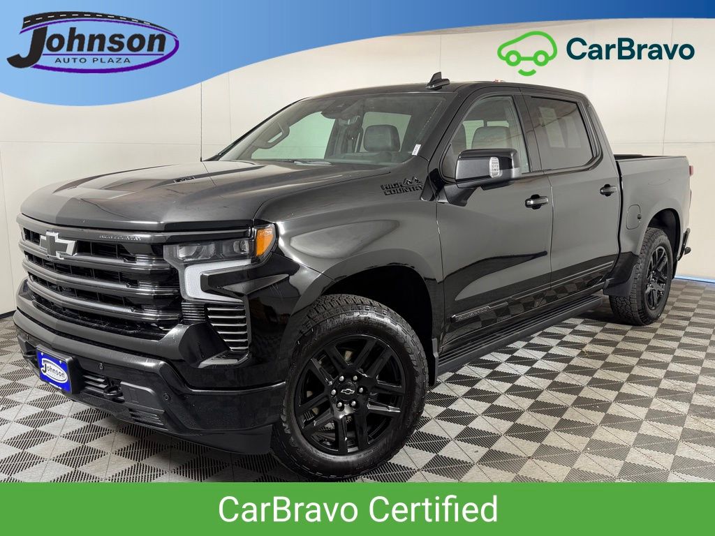 Black 2025 Chevrolet Silverado 1500 Pickup Truck Four-Wheel Drive Automatic