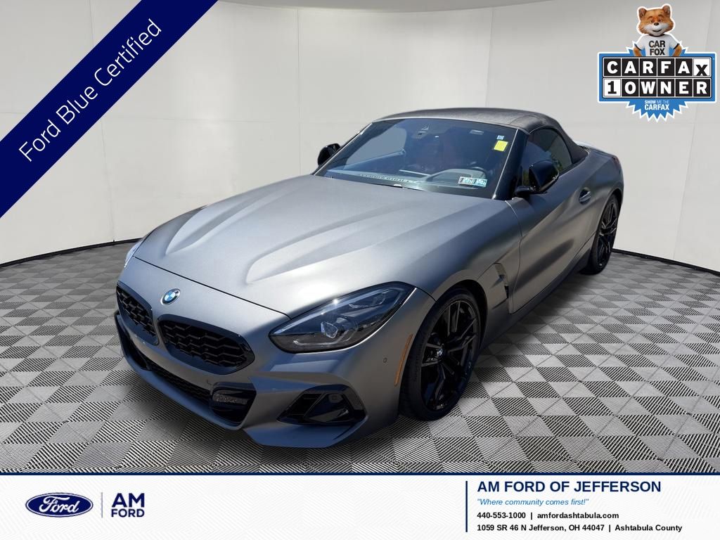 Frozen Gray II Metallic 2024 BMW Z4 Convertible Rear-Wheel Drive 8-Speed Automatic