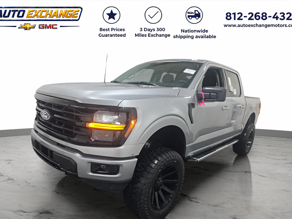 Iconic Silver Metallic 2025 Ford F-150 Pickup Truck Four-Wheel Drive Automatic