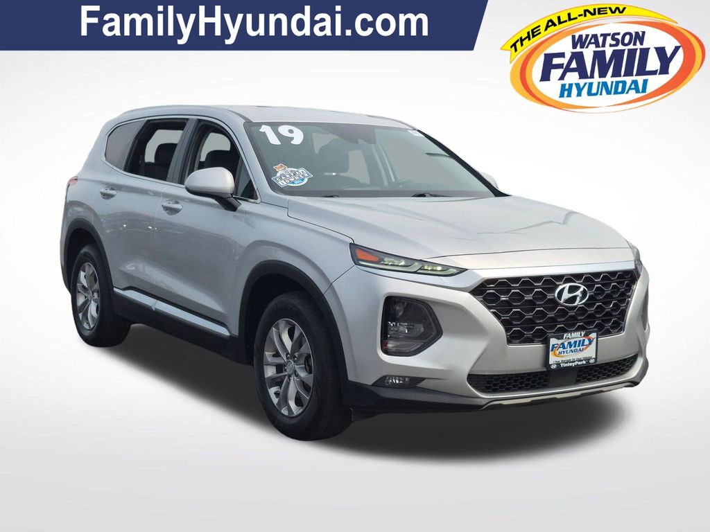 Silver 2019 Hyundai Santa Fe SUV / Crossover Front-Wheel Drive 8-Speed Automatic