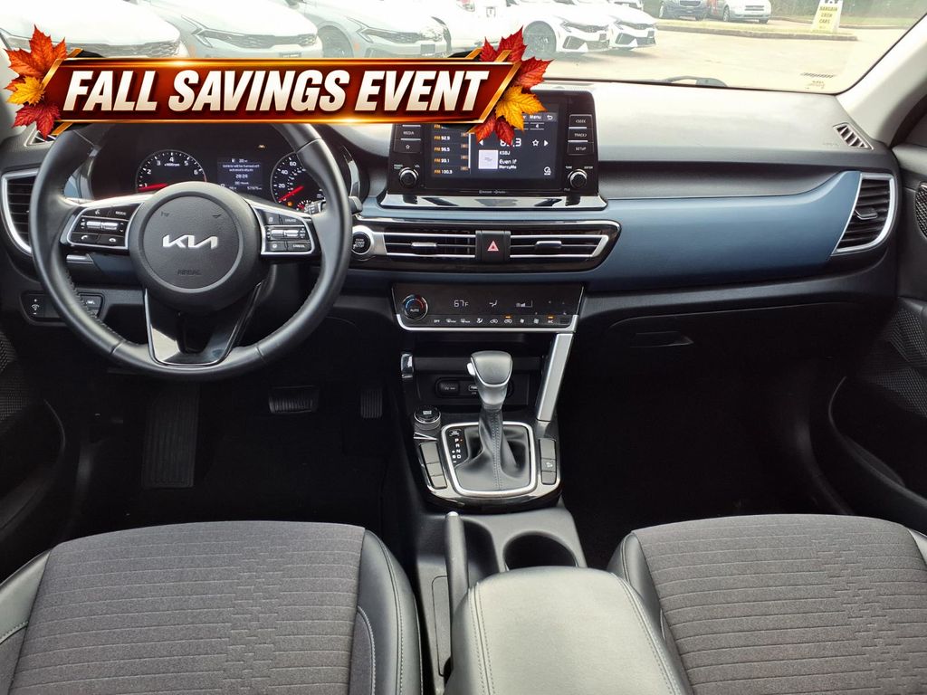2023 Kia Seltos S White at DeMontrond Auto Country