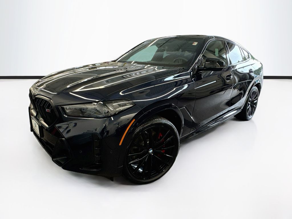 Carbon Black Metallic 2025 BMW X6 SUV / Crossover All-Wheel Drive 8-Speed Automatic