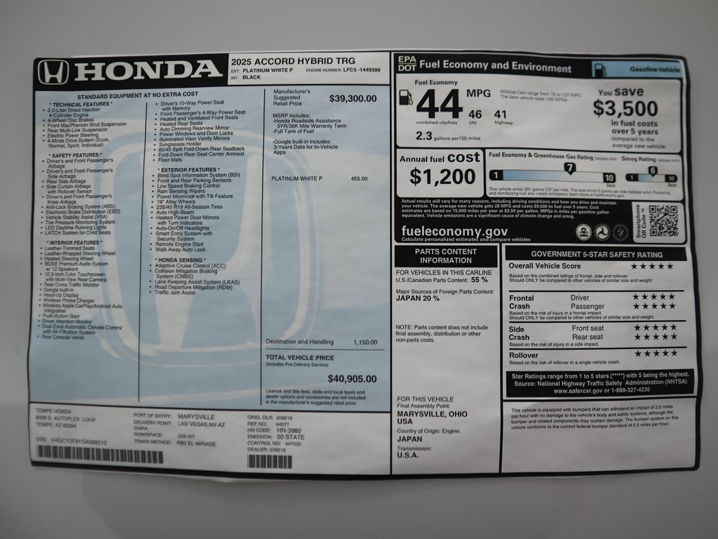 Thumbnail: 2025 Honda Accord - 9