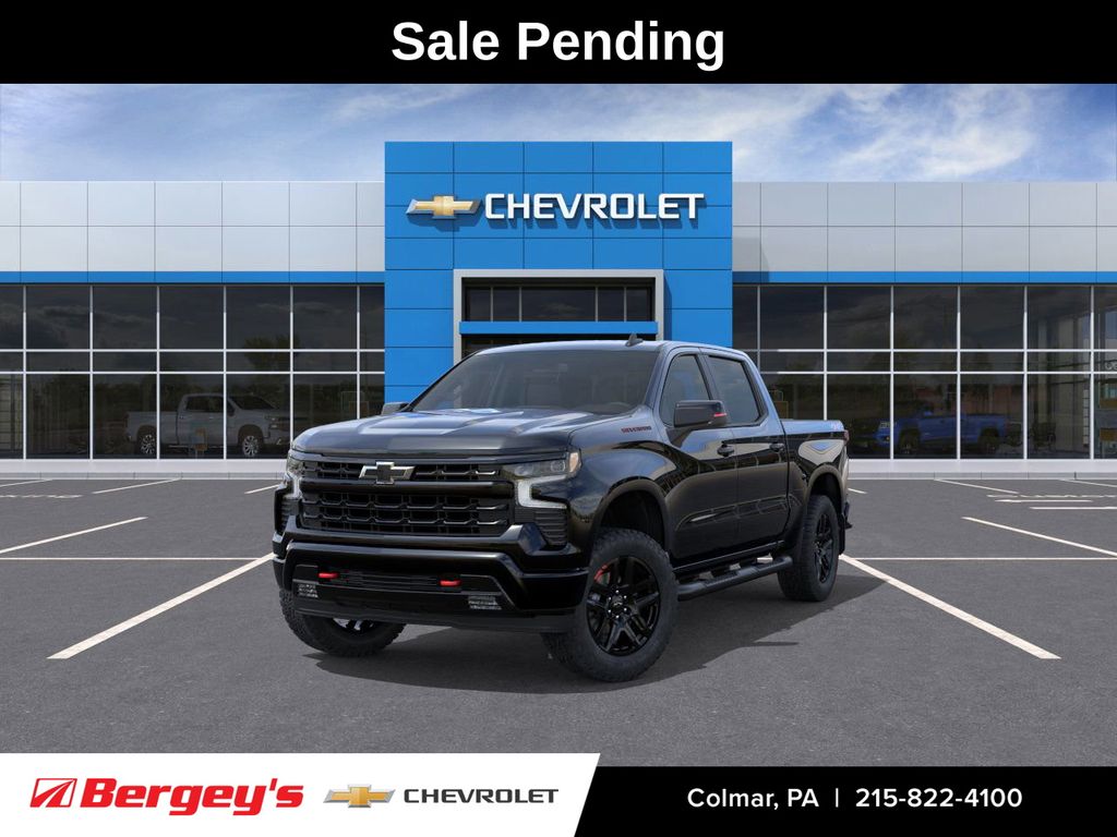 Black 2026 Chevrolet Silverado 1500 Pickup Truck Four-Wheel Drive Automatic