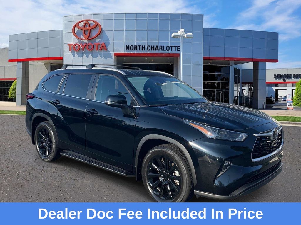Midnight Black Metallic 2024 Toyota Highlander SUV / Crossover All-Wheel Drive 8-Speed Automatic