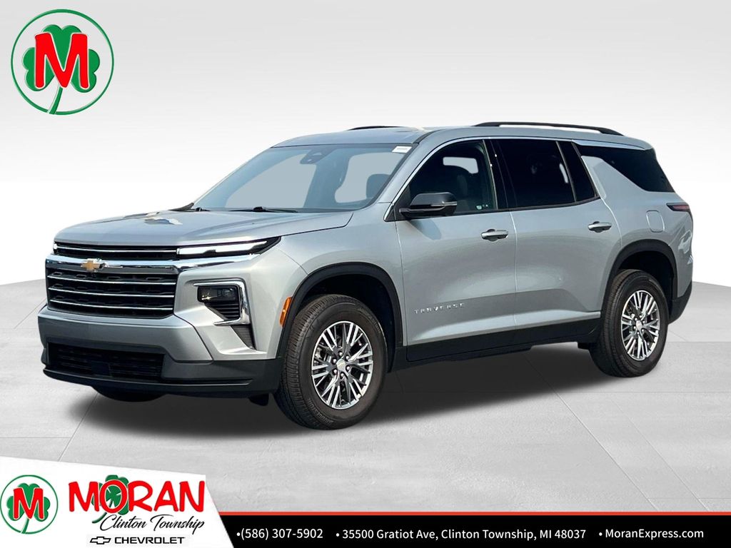 Sterling Gray Metallic 2024 Chevrolet Traverse SUV / Crossover Front-Wheel Drive 8-Speed Automatic