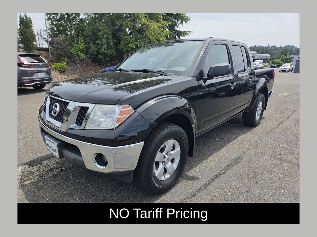 Super Black Metallic 2010 Nissan Frontier Pickup Truck Four-Wheel Drive 5-Speed Automatic Overdrive