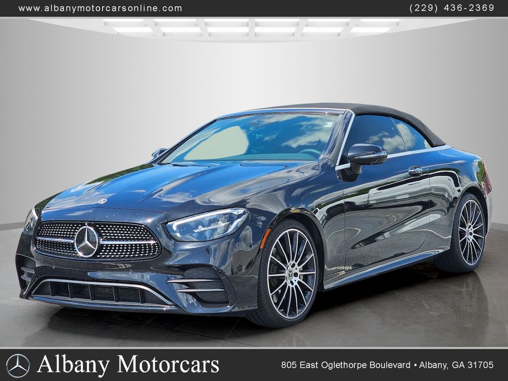 Obsidian Black Metallic 2023 Mercedes-Benz E-Class E 450 RWD Convertible Rear-Wheel Drive 9-Speed Automatic