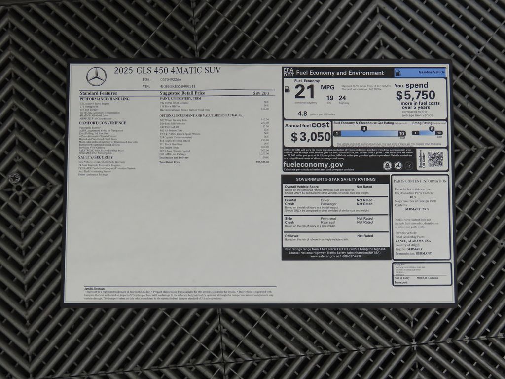 2025 Mercedes-Benz GLS 450 4MATIC 9