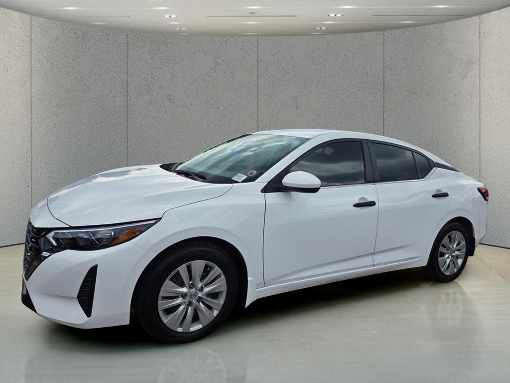 White (Fresh Powder) 2025 Nissan Sentra Sedan Front-Wheel Drive Continuously Variable Transmission