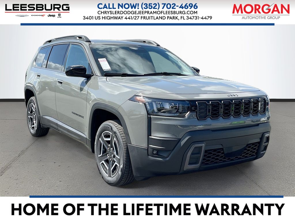 Gray Clearcoat 2026 Jeep Cherokee SUV / Crossover Four-Wheel Drive Continuously Variable Transmission