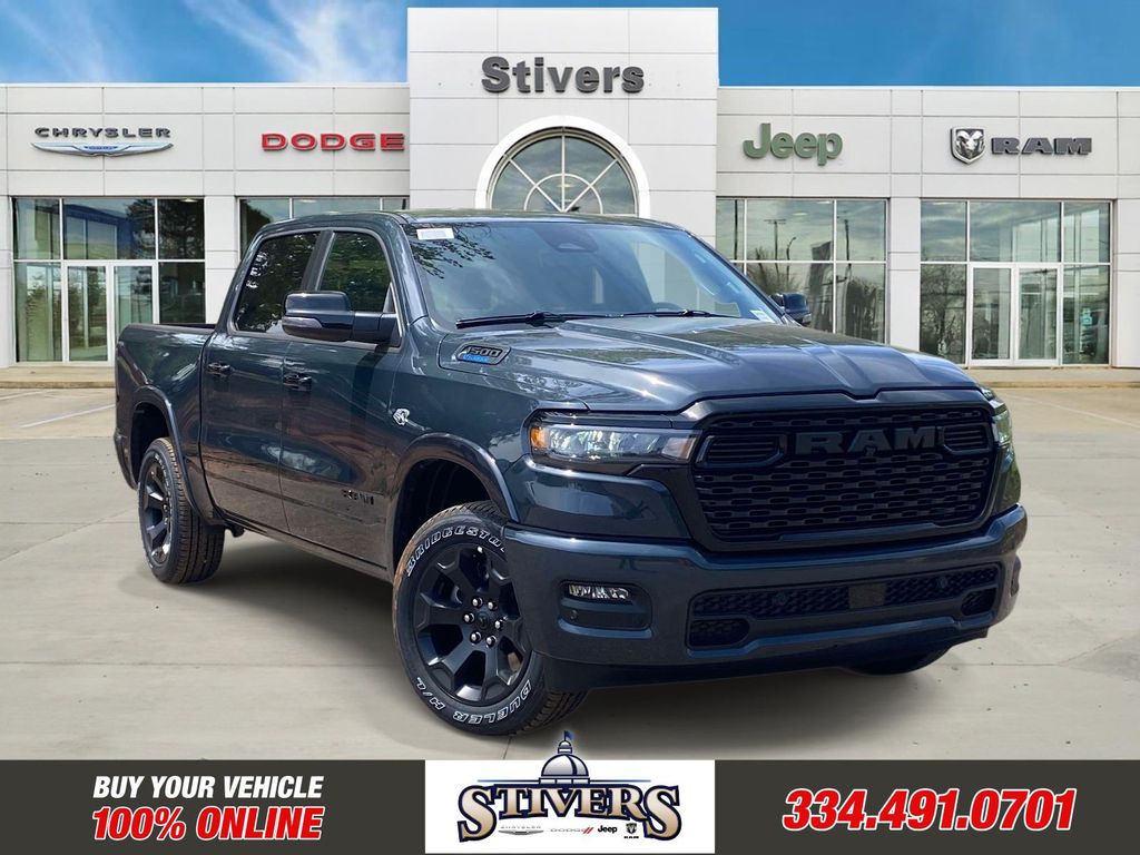 Forged Blue Metallic 2026 RAM 1500 Pickup Truck Four-Wheel Drive 8-Speed Automatic