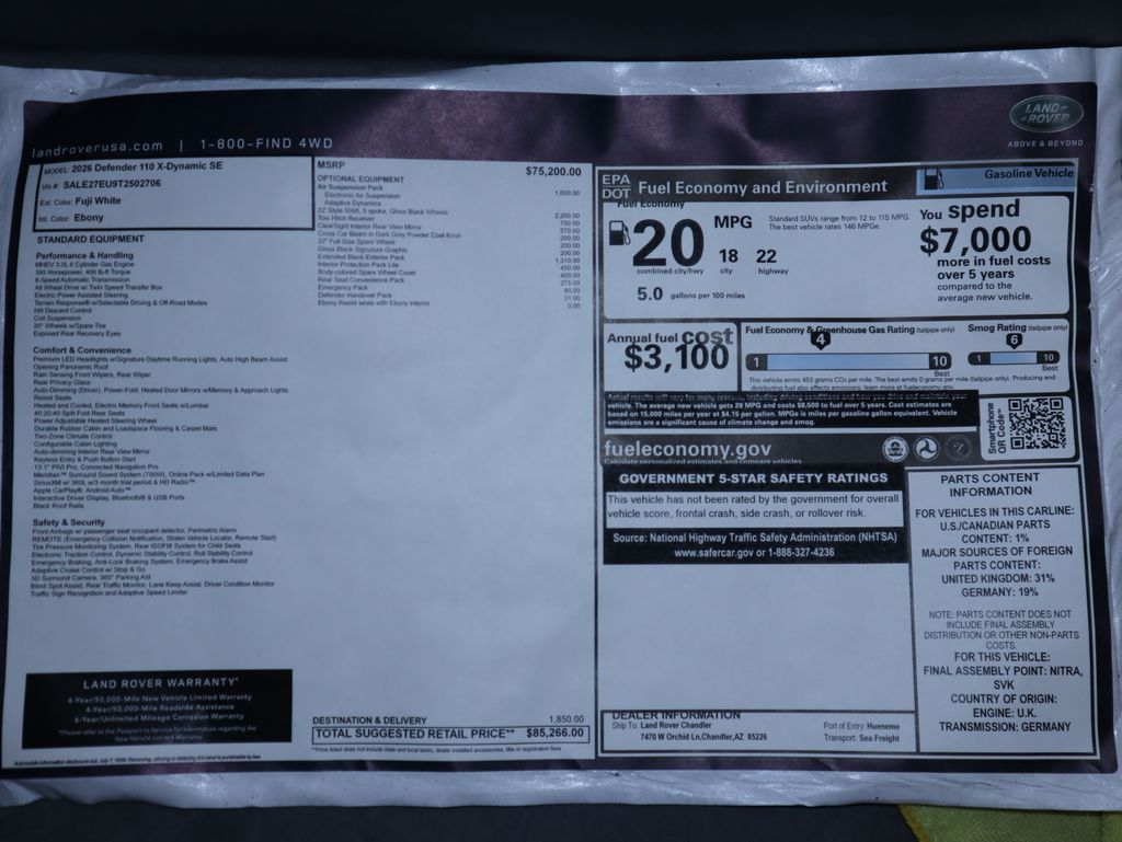 Thumbnail: 2026 Land Rover Defender - 9