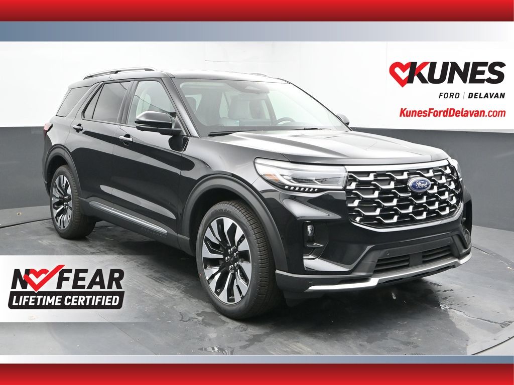 Agate Black Metallic 2026 Ford Explorer SUV / Crossover All-Wheel Drive Automatic