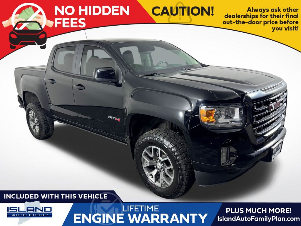 Onyx Black 2022 GMC Canyon Pickup Truck Four-Wheel Drive 8-Speed Automatic