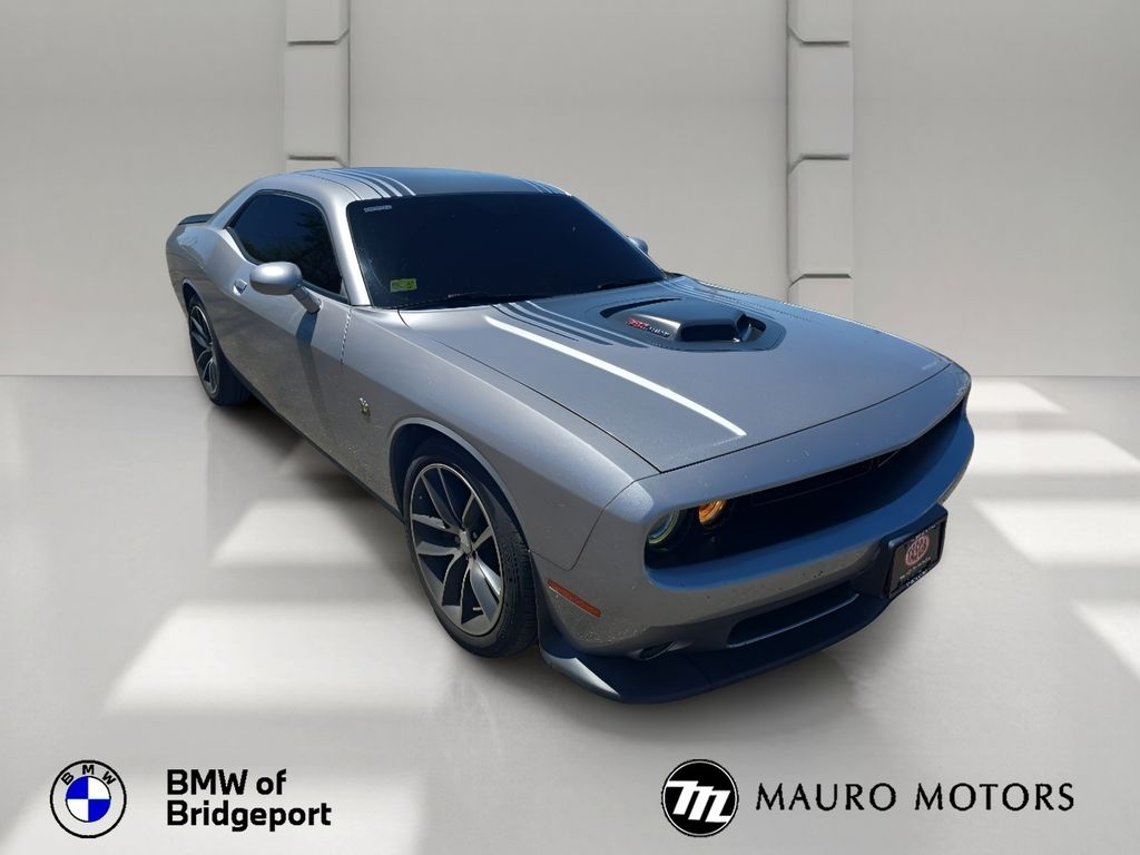 Billet Silver Metallic Clearcoat 2015 Dodge Challenger R/T Scat Pack RWD Coupe Rear-Wheel Drive 8-Speed Automatic