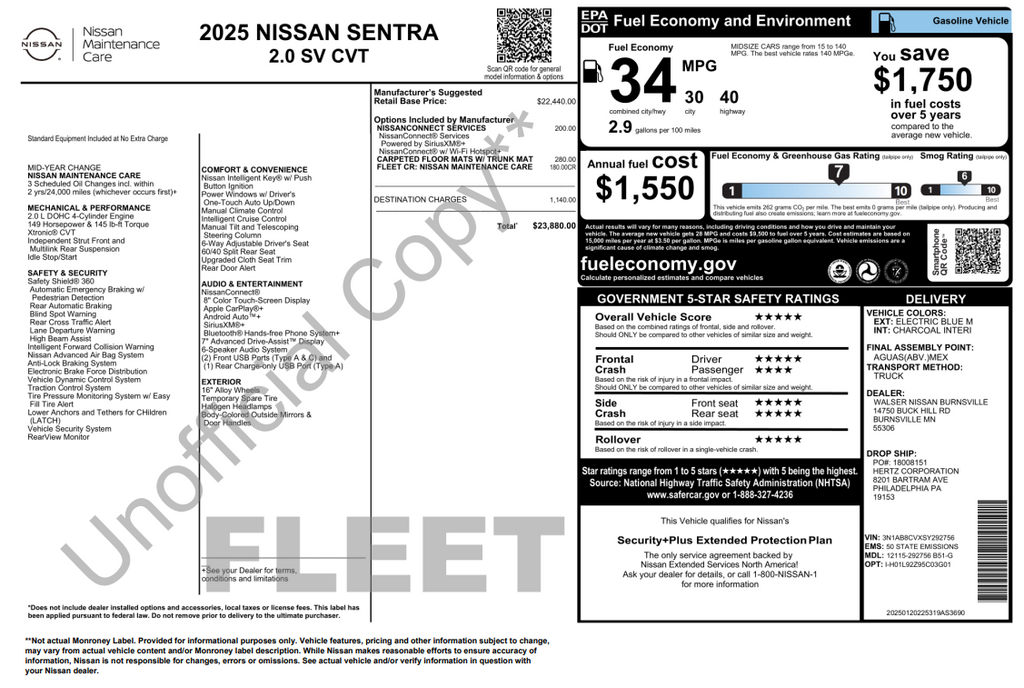 2025 Nissan Sentra SV Blue at South Houston Nissan