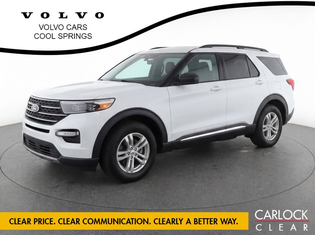 Oxford White 2020 Ford Explorer SUV / Crossover Rear-Wheel Drive Automatic