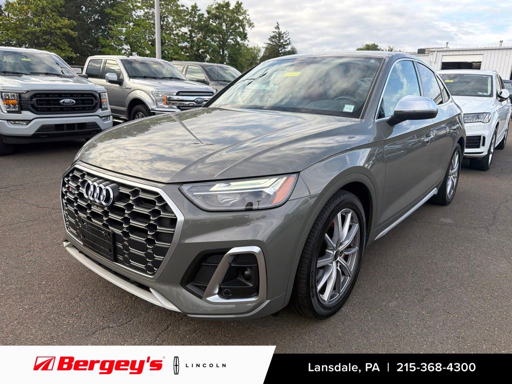 Gray Metallic 2023 Audi SQ5 Sportback Sedan All-Wheel Drive 8-Speed Automatic