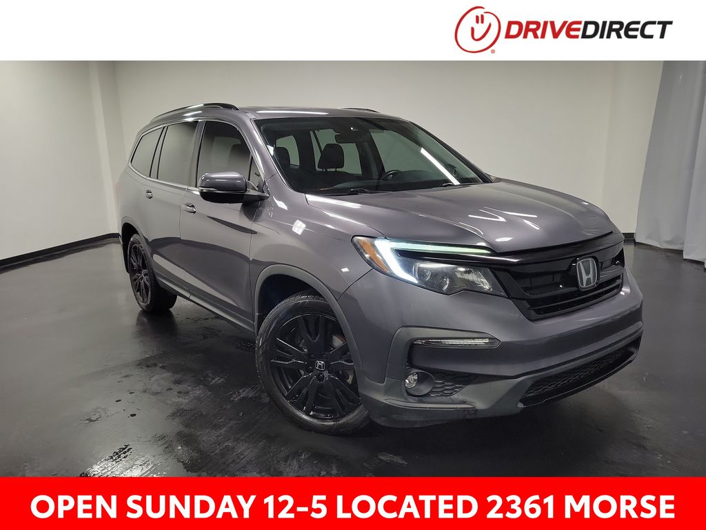 Gray (Modern Steel Metallic) 2021 Honda Pilot SUV / Crossover Front-Wheel Drive 9-Speed Automatic