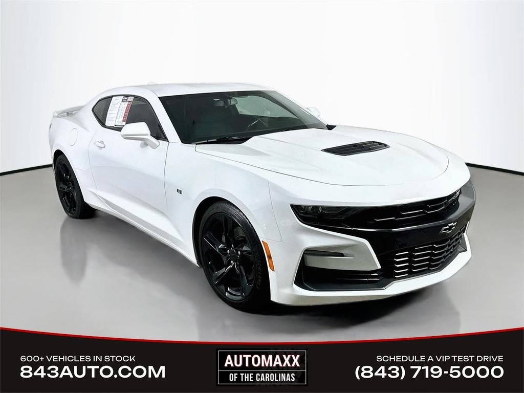 Summit White 2019 Chevrolet Camaro Coupe Rear-Wheel Drive Automatic
