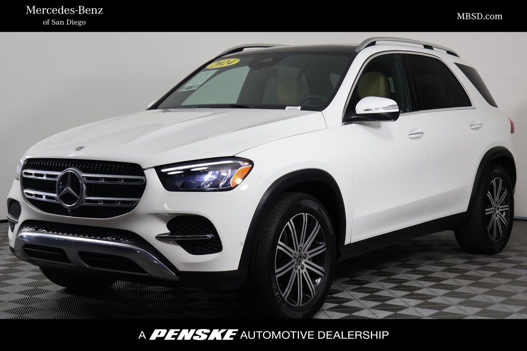 Polar White 2024 Mercedes-Benz GLE SUV / Crossover All-Wheel Drive 9-Speed Automatic