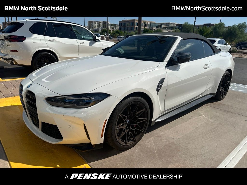Alpine White 2024 BMW M4 Convertible All-Wheel Drive 8-Speed Automatic